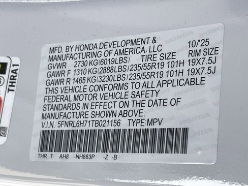 Used 2026 Honda Odyssey Sport-L image 15