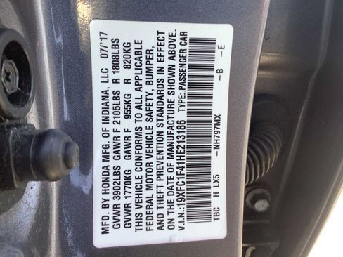 Certified 2017 Honda Civic EX-T image 21