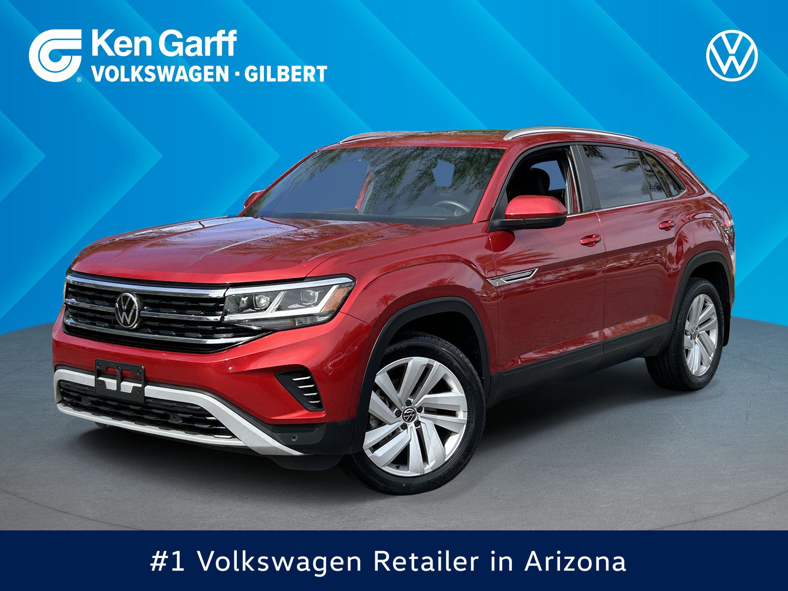 Used 2023 Volkswagen Atlas Cross Sport SE w/ Panoramic Sunroof Package FWD image 1