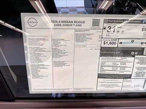 New 2026 Nissan Rogue Dark Armor AWD/4WD image 42