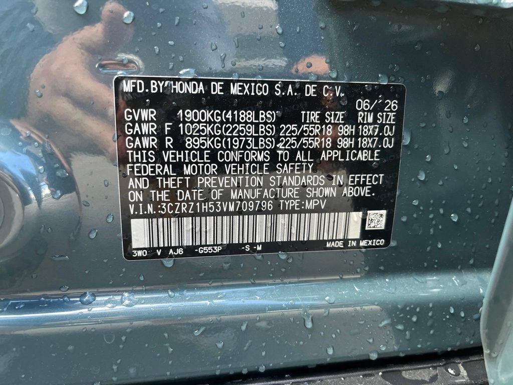 Certified 2027 Honda HR-V Sport image 11