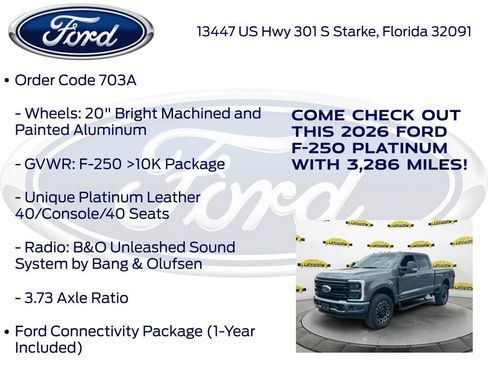 Certified 2026 Ford F250 Platinum AWD/4WD image 27