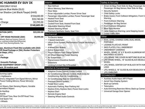 Used 2024 GMC Hummer EV 3X w/ Omega Edition image 40