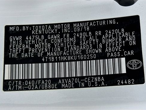 Used 2019 Toyota Camry LE image 35