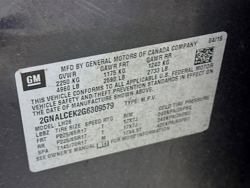 Used 2016 Chevrolet Equinox LT w/ Convenience Package image 29