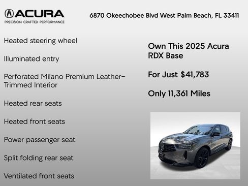 Used 2025 Acura RDX A-Spec AWD/4WD image 20