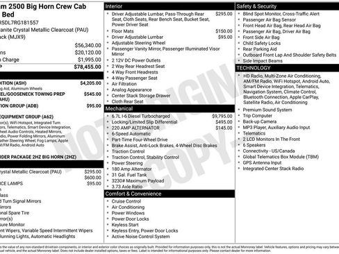 Used 2024 RAM 2500 Big Horn w/ Night Edition AWD/4WD image 9