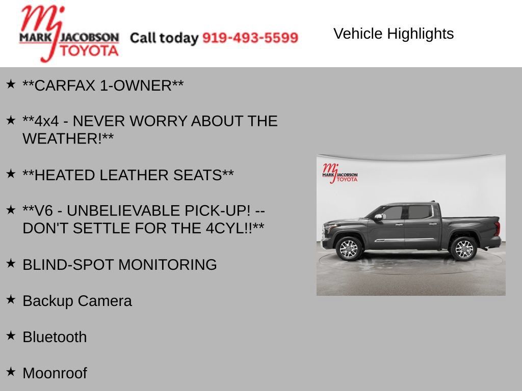 Used 2023 Toyota Tundra 1794 Edition w/ TRD Off-Road Package AWD/4WD image 6
