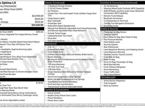 Used 2019 Kia Optima LX image 10