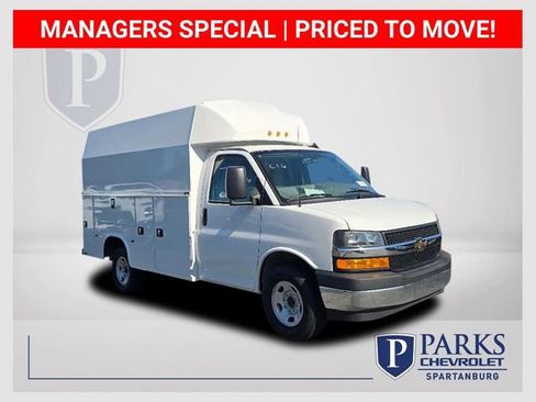 New 2025 Chevrolet Express 3500 w/ Power Convenience Package RWD image 1