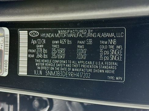 Certified 2024 Hyundai Tucson SEL FWD image 33