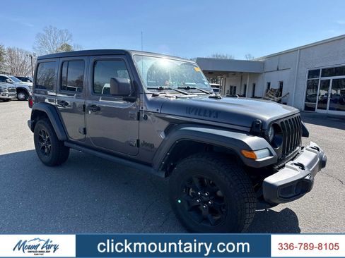 Certified 2021 Jeep Wrangler Unlimited Willys image 1