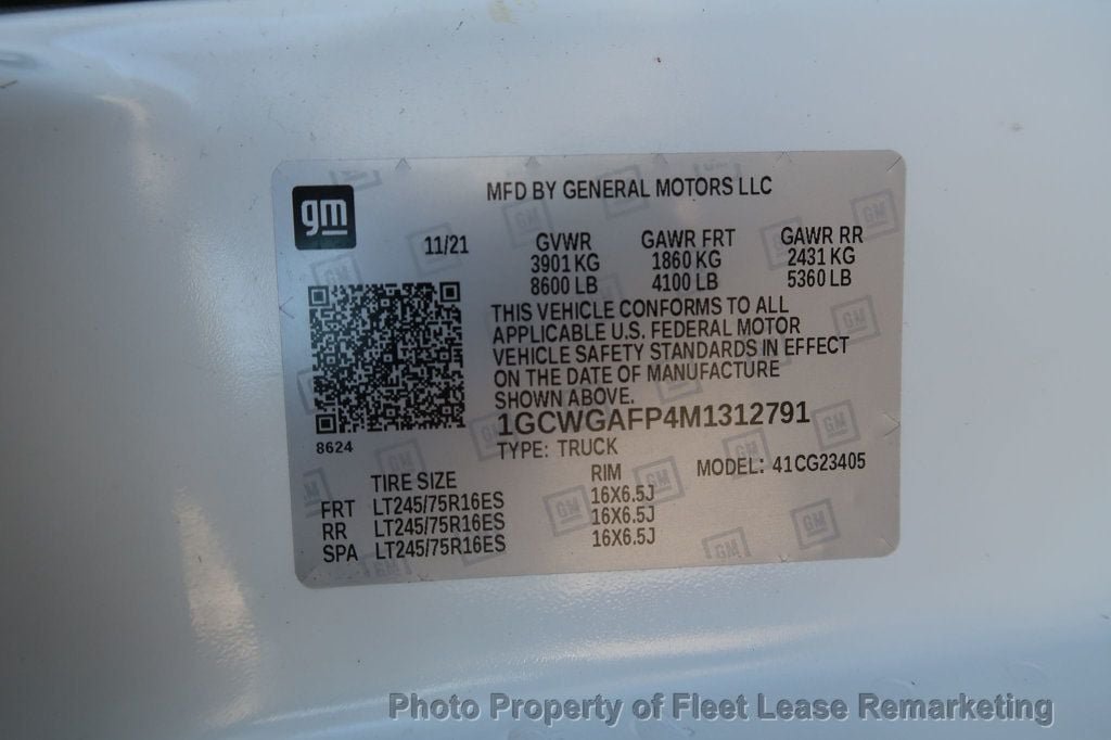 Used 2021 Chevrolet Express 2500 w/ Driver Convenience Package RWD image 14