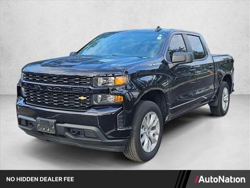Used 2021 Chevrolet Silverado 1500 Custom w/ Safety Confidence Package AWD/4WD image 1