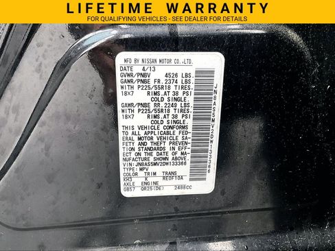 Used 2013 Nissan Rogue SL AWD/4WD image 6