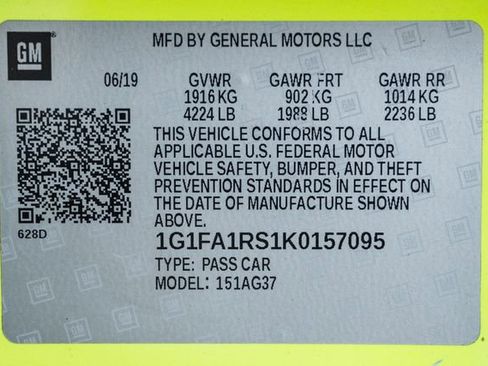 Used 2019 Chevrolet Camaro LT w/ 1LE Track Performance Package image 80