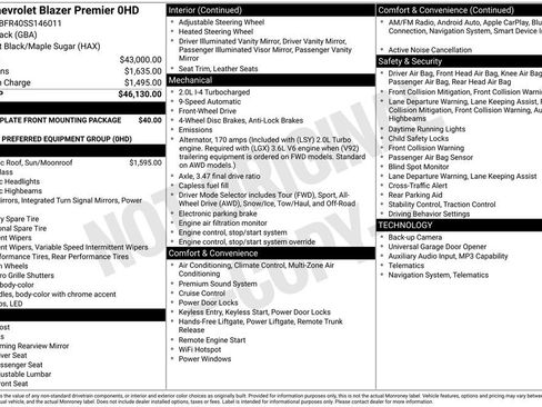 Used 2025 Chevrolet Blazer Premier FWD image 30