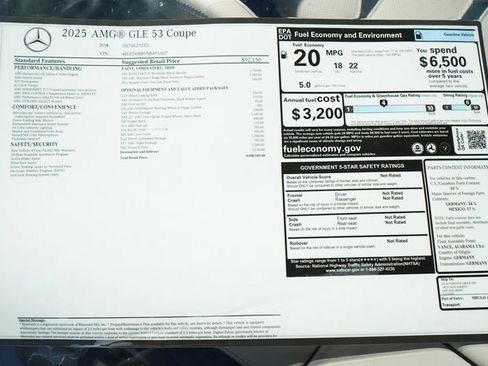 New 2025 Mercedes-Benz GLE 53 AMG 4MATIC Coupe image 39