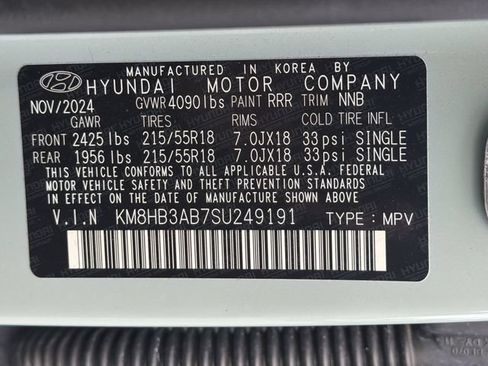Certified 2025 Hyundai Kona SEL FWD image 40