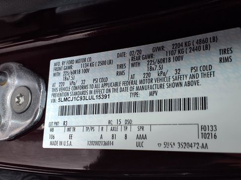 Certified 2020 Lincoln Corsair Standard image 26