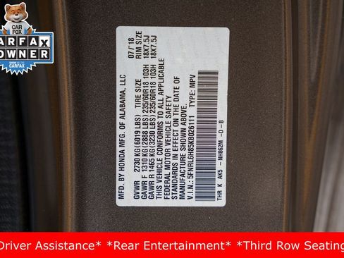 Used 2019 Honda Odyssey Touring image 35