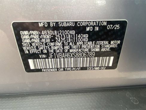 New 2025 Subaru WRX Premium image 32