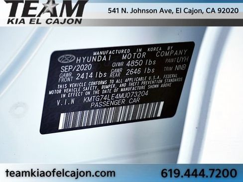 Used 2021 Genesis G70 3.3T RWD image 40
