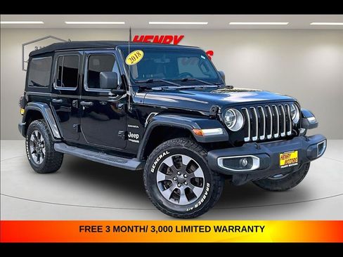 Used 2018 Jeep Wrangler Unlimited Sahara AWD/4WD image 1