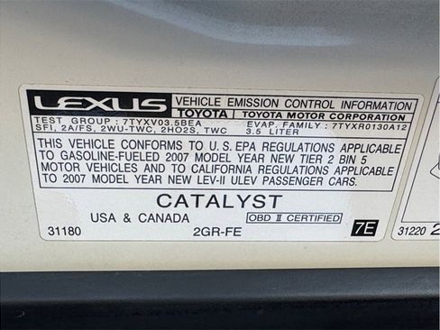 Used 2007 Lexus ES 350 image 26