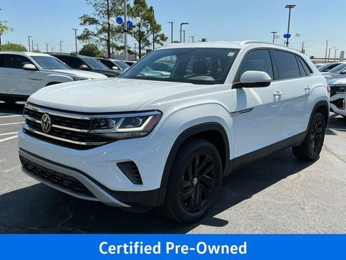 Certified 2023 Volkswagen Atlas Cross Sport SE w/ Black Wheel Package FWD image 6