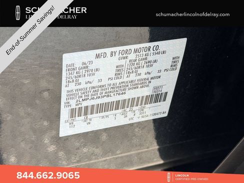 Used 2023 Lincoln Nautilus FWD w/ Premium Package image 20