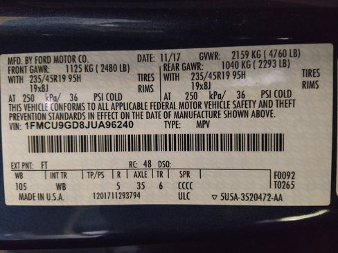 Used 2018 Ford Escape SE w/ SE Sport Appearance Package image 33