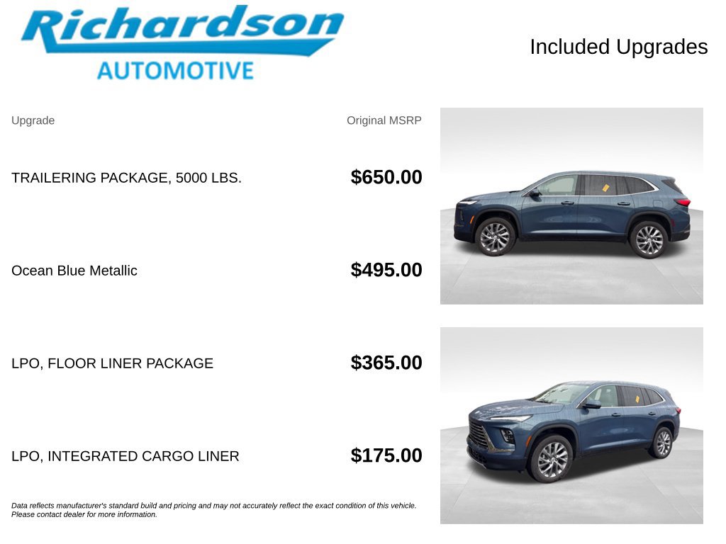 Used 2025 Buick Enclave Preferred w/ Trailering Package, 5000 lbs. FWD image 7