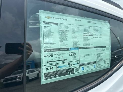 New 2027 Chevrolet Bolt RS w/ Super Cruise Package FWD image 35