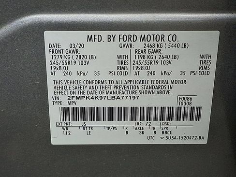 Used 2020 Ford Edge Titanium AWD/4WD image 27