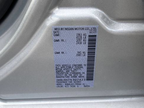 Used 2026 Nissan Altima 2.5 SV FWD image 29