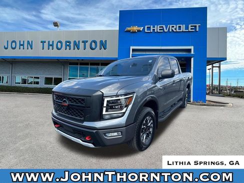 Used 2022 Nissan Titan PRO-4X w/ Off Road Protection Package image 1