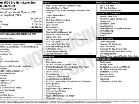 Used 2019 RAM 1500 Big Horn AWD/4WD image 4
