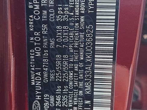 Used 2019 Hyundai Tucson SEL w/ Cargo Package FWD image 3