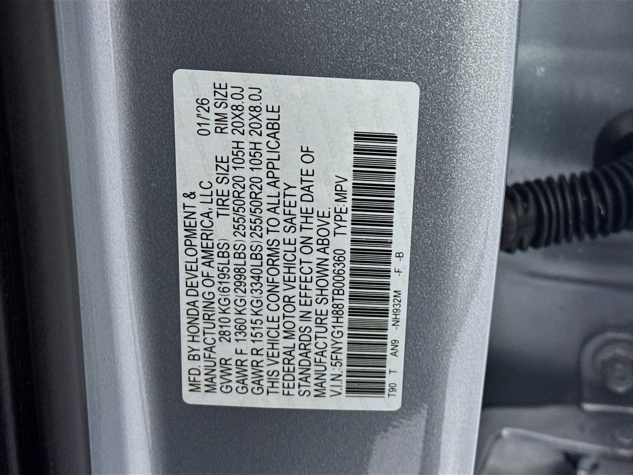 New 2026 Honda Pilot Elite image 35