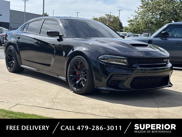 Used 2022 Dodge Charger SRT Hellcat w/ Carbon/Suede Interior Package RWD image 1