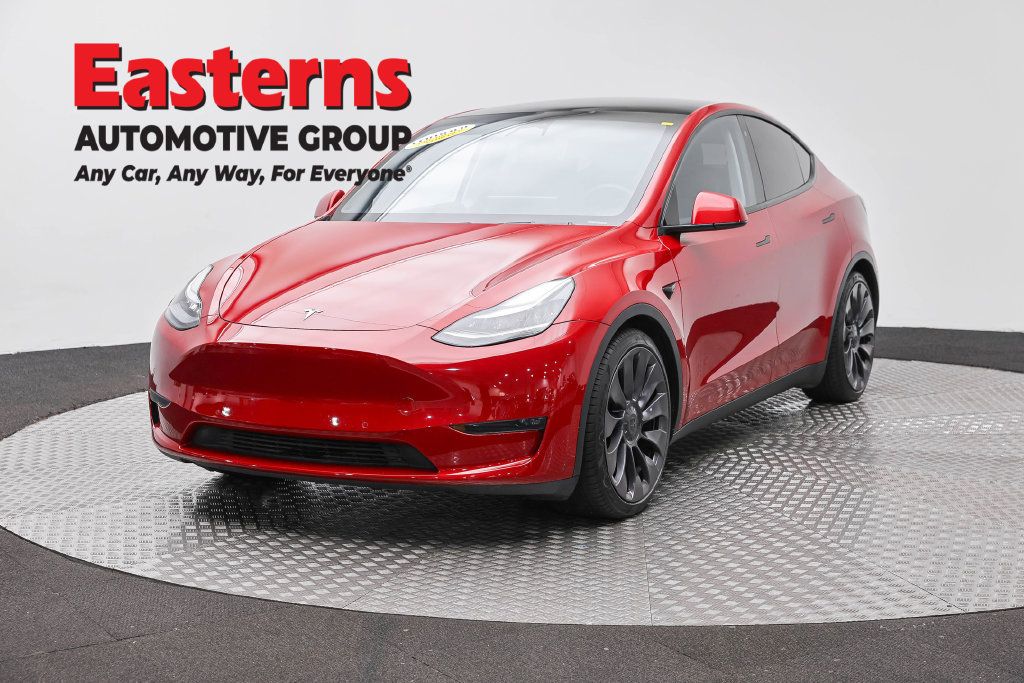 Used 2020 Tesla Model Y Long Range AWD/4WD image 1