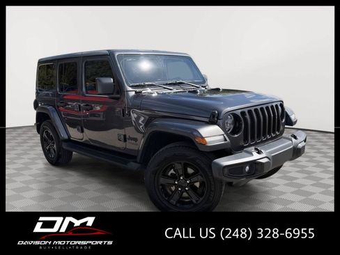 Used 2020 Jeep Wrangler Unlimited Sahara AWD/4WD image 1