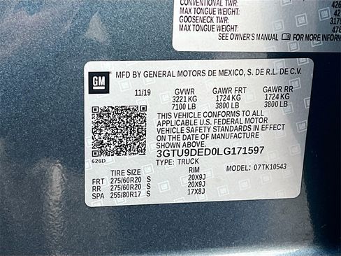 Used 2020 GMC Sierra 1500 SLT w/ SLT Premium Package image 32