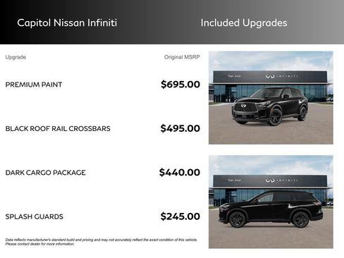 New 2026 INFINITI QX60 Sport w/ Dark Cargo Package image 3