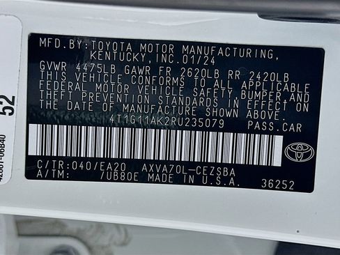 Certified 2024 Toyota Camry SE FWD image 30