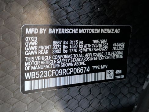 Certified 2024 BMW iX xDrive50 w/ Sport Package AWD/4WD image 43