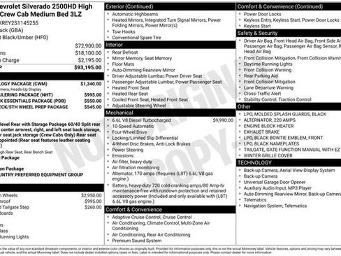 Certified 2025 Chevrolet Silverado 2500 High Country w/ Technology Package image 33