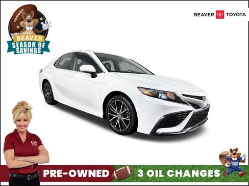 Used 2021 Toyota Camry SE FWD image 1