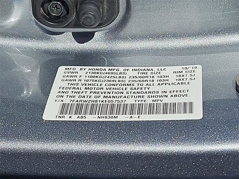 Used 2019 Honda CR-V EX-L image 22